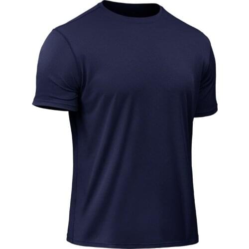 M-3XL Plus Size Men Fast Dry Tight Tee Shirts Perspiration Workout Fitness T shirt Tops Short Sleeve
