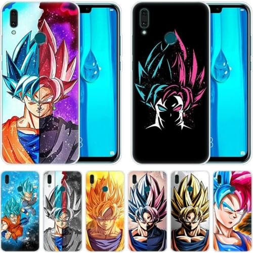 Soft Silicone Case Super Saiya Son Goku Anime for Huawei Mate 30 20 Lite 10 Pro Y5 Y6 Y7 Pro 2019 Y9 Prime 2019 2018 Y6 Pro 2017