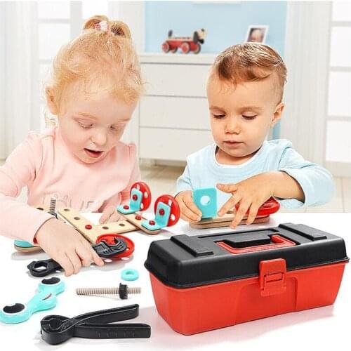 Childrens Nut Combination Disassembly Toolbox Educational Boys Toys Screw Nut Assembly Baby Hands-on Multi-Function Repair Tool