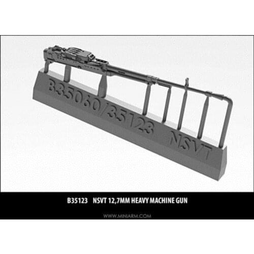 NSVT 12,7mm heavy machine gun 1:35 sand table model