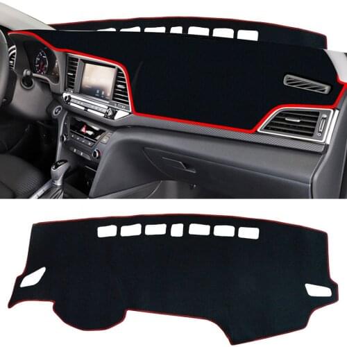 Front Car Dashboard Dash Mat Sun Cover Pad Fit for Hyundai Elantra 2017 2018 2019 2020