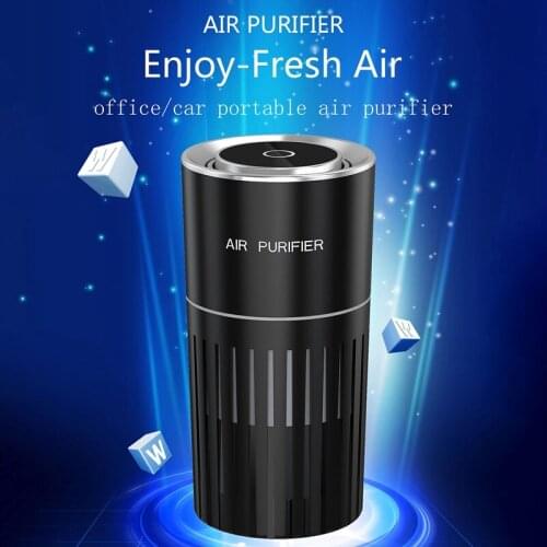 Portable Car Air Purifier UV Light Purifiers Air Purifier Air Cleaner with HEPA Filter for Car Home