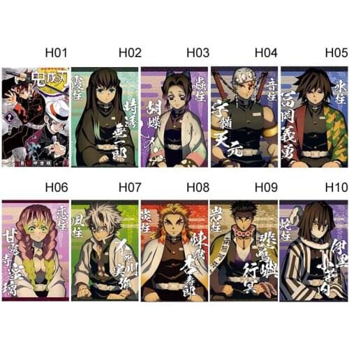 Anime Posters Demon Slayer Kimetsu no Yaiba Vintage Poster Wall Art Retro Poster Painting Decoration for Living Room Home Decor