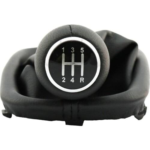 For Audi A6 C5 Quattro 1998 1999 2000 2001 New 5 Speed Gear Stick Shift Knob With Leather Gaiter Boot
