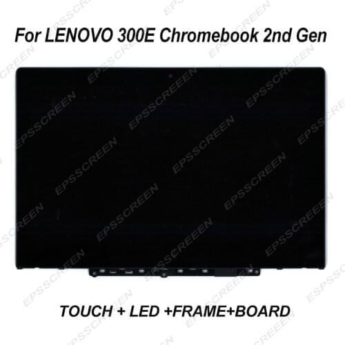 Touch Screen For 300e Chromebook 2nd Gen 81MB 82CE 81QC LCD Assembly Digitizer Display Panel Bezel Frame 5D10T95195