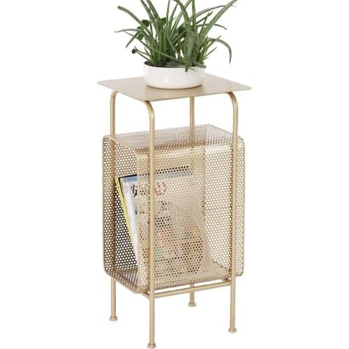 Simple bedside storage rack multi-functional creative living room bookshelf storage rack floor seam storage personality