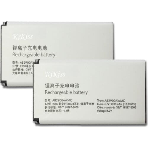 Replacement Smart Phone Battery 2900mAh For PHILIPS Xenium X5500 X1560 CTX5500 CTX1560 Battery AB2900AWMC