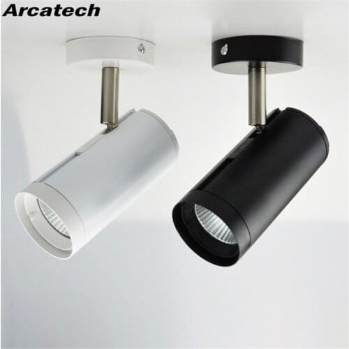 12W 18W 24W LED COB Spotlight Restaurant Wall Bars Projection Lamp Focusing Lights Surface Mounted Home Lighting 220V NR79