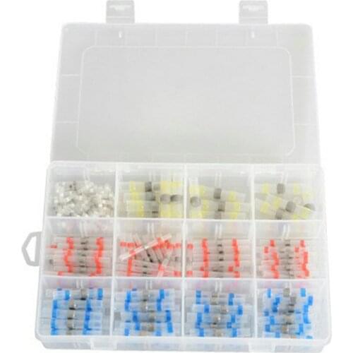 Box-Packed Thermal Shrinkage Electrical Car Wire Connector Solder Extrusion Terminals Block Cable Termination Wireway Clamping