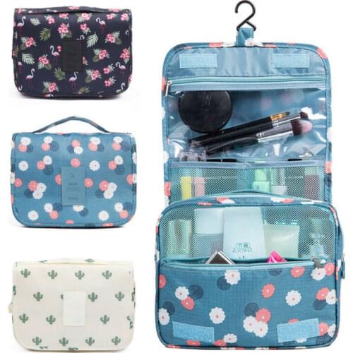 US Travel Makeup Cosmetic Bag Toiletry Wash Case Organizer Storage Hanging Pouch
