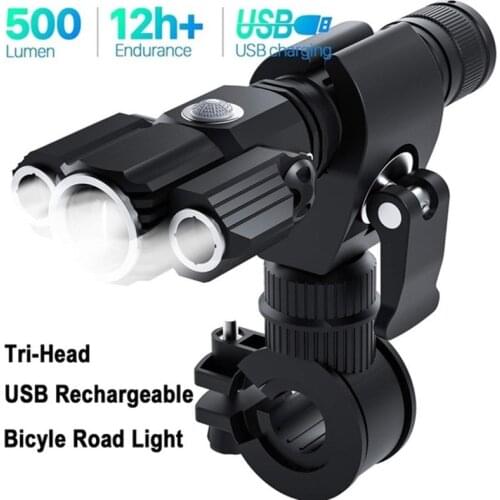 Bike light 1000 Lumen Flashlight For USB Rechargeable 18650 Battery MTB Bicycle Front Light Waterproof LED Headlight