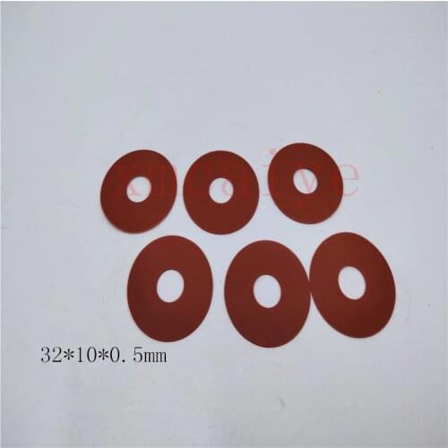 50 pieces high quality red color rubber sucker for offset printing machine 32x10x0.5mm