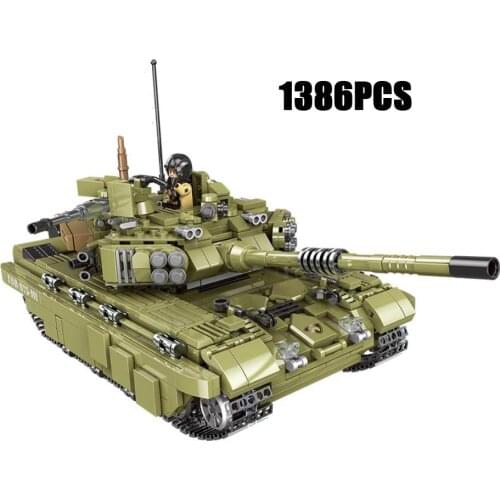WW2 military across battlefield Tiger Tank batisbricks moc building block world war Scorpio Commando army figures brick toys