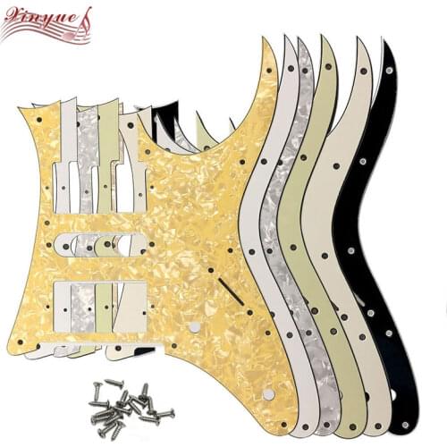 Pleroo High Quality Electric Guitar Parts - For MIJ Ibanez RG750 Guitar Pickguard Humbucker HSH Pickup Scratch Plate ,many color