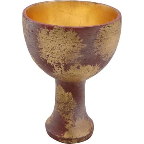 1 Pcs Indiana Jones Holy Grail Cup Resin Crafts Halloween Props Decorations For Collection