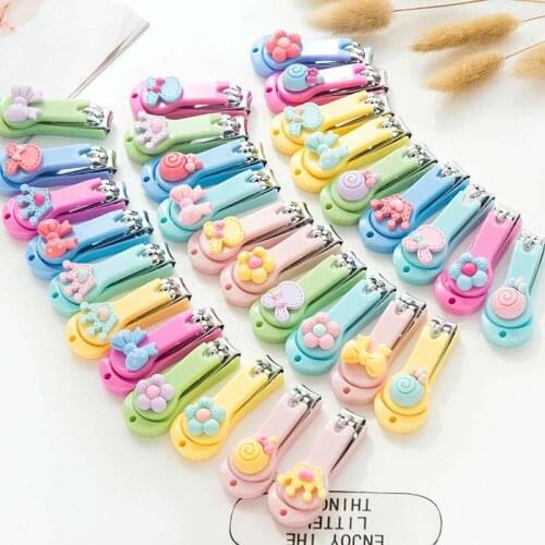12Pc Lollipop Flower Crown Rabbit Nail Clipper Scissor Kids Birthday Party Favor Baby Shower Baptism Gift Souvenir