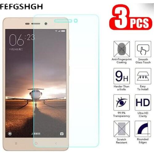 2.5D 9H Tempered Glass For Xiaomi Redmi 3S 3 S Screen Protector Glass On The Xiomi Redmi 3 pro Protective Film Glass