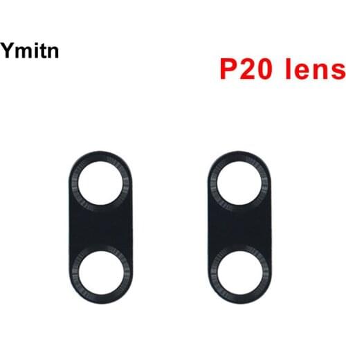2Pcs New Ymitn Housing Back Rear Camera Glass Lens With Adhesive For Huawei Honor p20