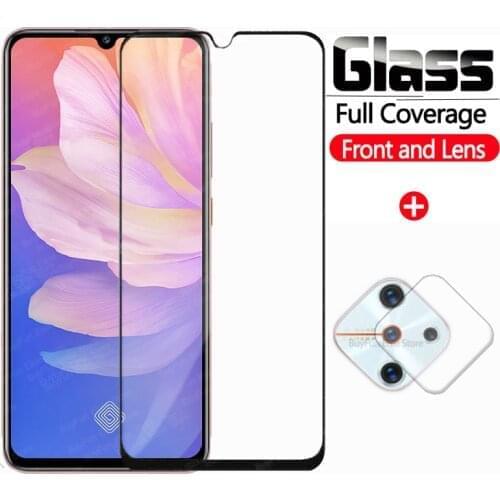 2 in 1 Tempered Glass On For Vivo S1 Pro Screen Protector Camera Film For Vivo S1 Pro 1920 PD1945F_EX 9H Protective Glass