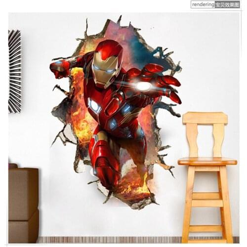 3D breakthrough Wall Sticker Decal Decor Vinyl Art Home Bedroom Poster D136