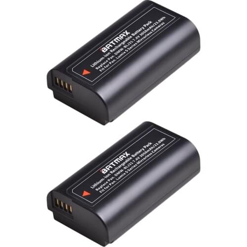 Batmax 2pcs 3050mAh DMW-BLJ31 DMW BLJ31 BLJ31 Li-ion camera Battery akku for Panasonic LUMIX S1, S1R, S1H Mirrorless Cameras