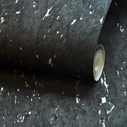 MYWIND Black Textured Wallpaper Roll Luxury Design Natural Cork Wall Paper For Modern Home Decoration