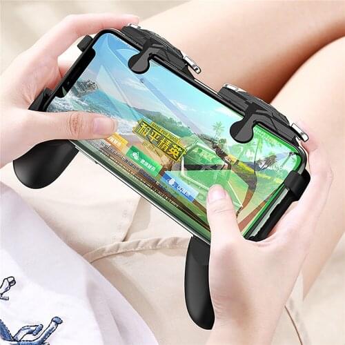 For PUBG Mobile Gamepad Sensitive Shooting Trigger Controller Fire Button Aim Key for iOS Android Game Accessories