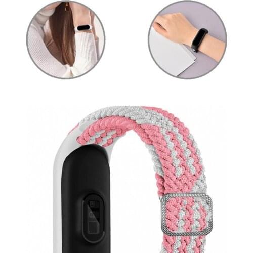Easy Installation Unisex 14mm Elastic Watch Band Strap for Xiaomi Mi Band 3/4/5/6/NFC