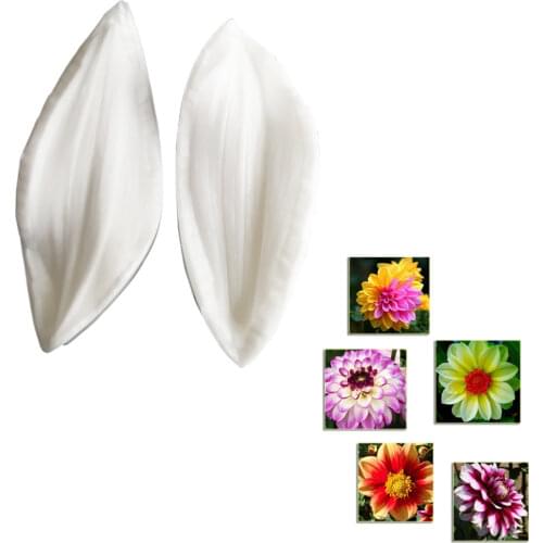 Dahlia Petals Veiner & Cutter Flower Fondant Cake Decorating Tool DIY Baking Sugar Gum Paste M2079