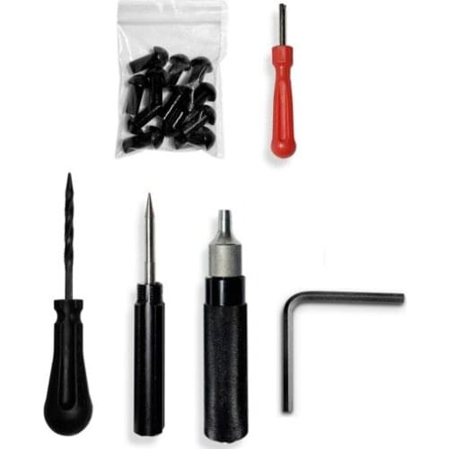 Car Tire Repair Kit Quick Repair Vacuum Tyres Repair Puncture Mushroom Plug Probe Nozzle for Motorcycle Bike Tire Repair