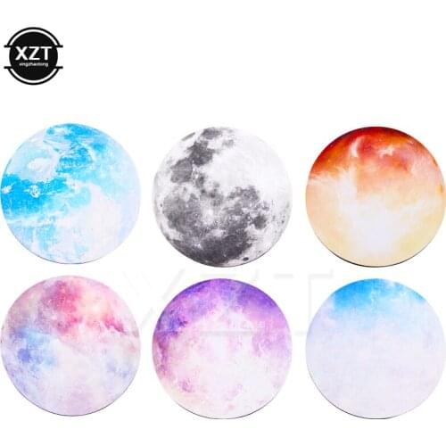 Round Celestial Mouse Pads Soft Mat For Laptop Game Computer Cap Desk Non-Slip Rubbe PC Waterproof Office Supplies MousePad