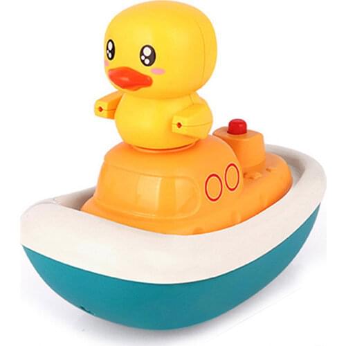 Creative Bath Toys Duck Water Spray Toys Floating Bathtub Toys Rotation Water Spray Toys for Kids Baby