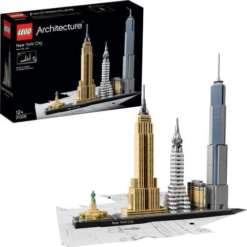 LEGO Architecture New York City 21028 Adult Hobby Gift Toy Building Set