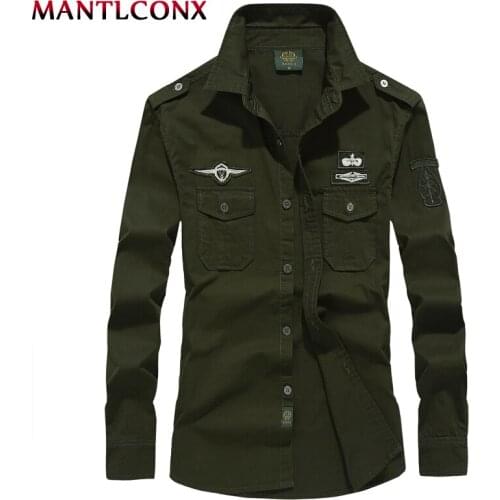 MANTLCONX Men's Long Shirts