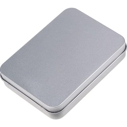 Mini Packing Box Metal Candy Pill Lipstick Tin Storage Coin Box Jewelry Candy Pill Slide Cover Storage Container for Gift