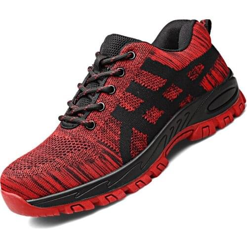 New Safety Shoes men women Steel Toe Cap Work Shoes high quality Outdoor Anti-slip Puncture Proof Construction Safety Boots