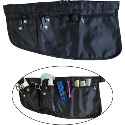 Hair Stylist Barber Accessories Tool Belt Black Adjustable Salon Pouch Black