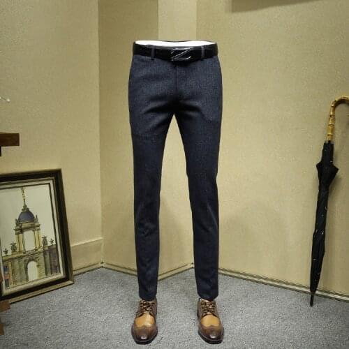 QIEKE Men's Wool Trousers