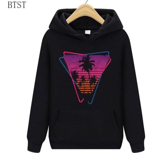Synthwave Retrowave Aesthetic HoodiesTops hight Quality autumn Funny Sweatshirt Men /Women fashion casual 2020 Clothes
