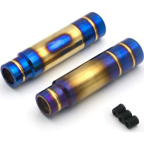 13CM Burnt Blue Aluminum Universal Gear Shift Knob Shifter Lever Head For Universal Car