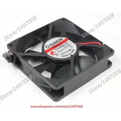 SUNON KDE2408PKV1 13.MS.A.GN DC 24V 1.7W 80X80X20mm Server Cooling Fan