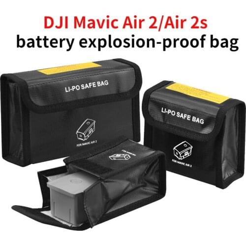 DJI Mavic Air 2 Battery Explosion-proof Bag Safe Storage Case Transport Safety Protector Box for DJI Air 2s Drone Accessories