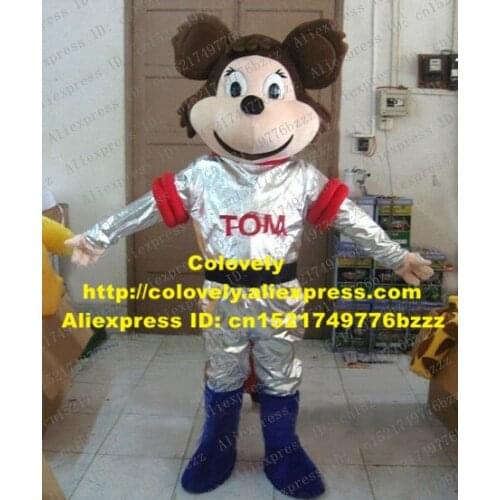 Vivid Brown Tom Mouse Boy Mascot Costume Mascotte Mouselet Rat Mice Muroidea Adult With Round Ears Happy Face No.2757 Free Ship