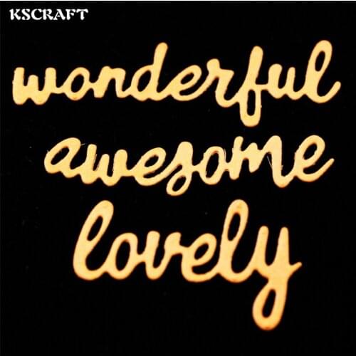 KSCRAFT Wonderful Metal Cutting Dies Stencils for DIY Scrapbooking/photo album Decorative Embossing DIY Paper Card