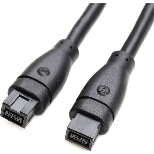 1.8m FireWire 800 9pin line IEEE-1394 B to B 9pin to 9pin connection cable