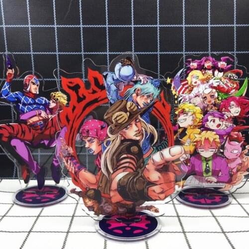 1 Pcs Cute Anime JoJos Bizarre Adventure Acrylic Stand Model Toys Desk Stand Holder Action Figure Toys Collection Gifts