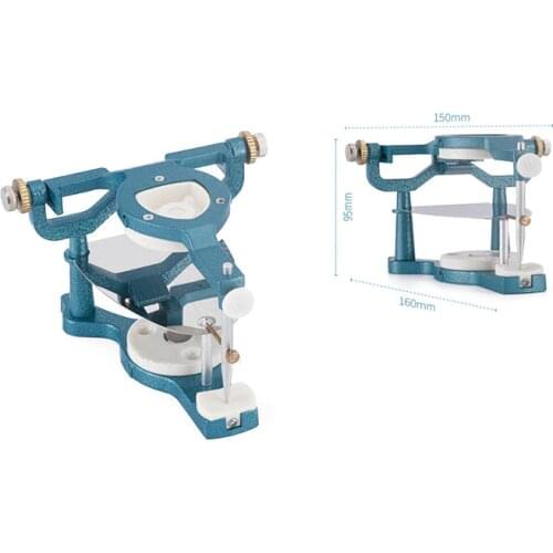 2018 1 Pieces Dental Laboratory Equipment Big Size Silvery Alloy Articulators Adjustable Denture Magnetic Anatomic Articulator