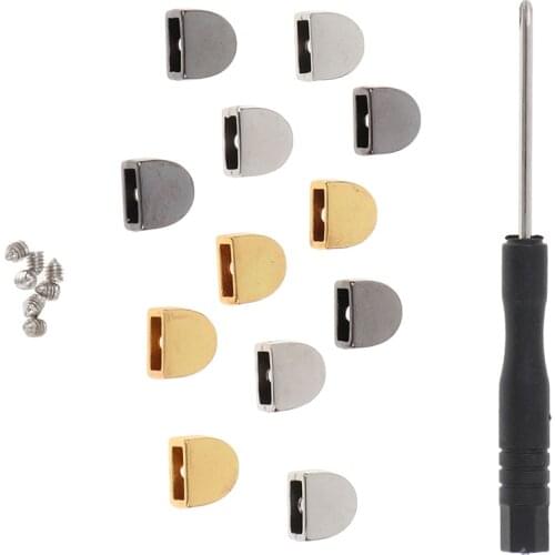 4pcs /1 Set Of Metal Shoelaces Tips Head No Tie Shoelaces Metal Lace Lock DIY Sneaker Kits Silver Gold Black Metal Lace Buckle