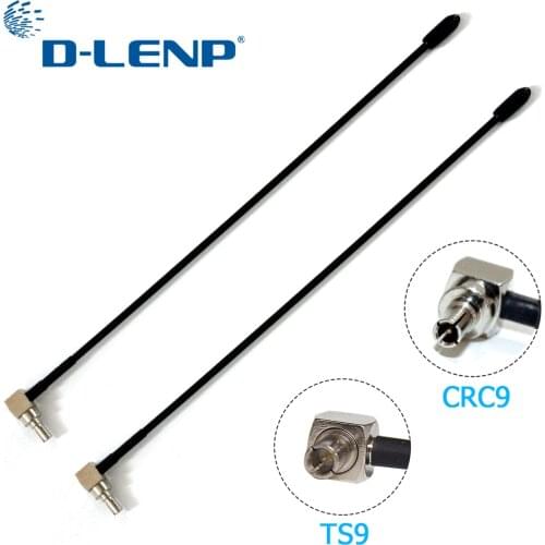 Dlenp 2pcs 4G LTE Antenna with TS9 or CRC9 Connector For Huawei E398 E5372 E589 E392 Zte MF61 MF62 aircard 753s 5dbi Gain