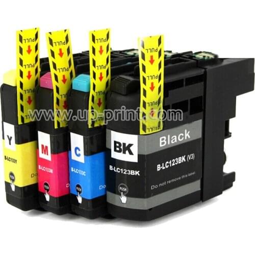 4PK LC123 printrer ink cartridges for Brother DCP-J132W /J152W /J552W J172W /J752W MFC-J870DW /J650DW /J470DW J6920DW J6720DW